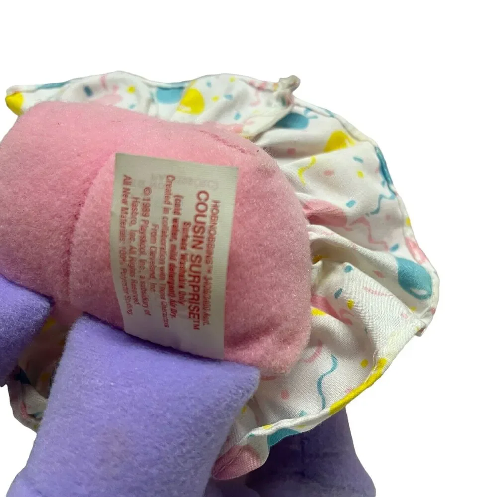 Hobnobbins Cousin Surprise Playskool Vintage 1989 Stuffed Plush Birthday Doll